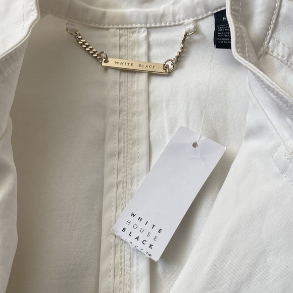 White House Black Market White Jacket - Picture 3 of 3